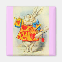 The White Rabbit Full Colour Magnets