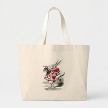 The White Rabbit Tote Bags