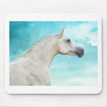 The White Stallion Mousepads