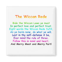 The Wiccan Rede Fridge Magnets