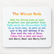The Wiccan Rede Mousemats