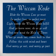 The Wiccan Rede (short version) Poster
