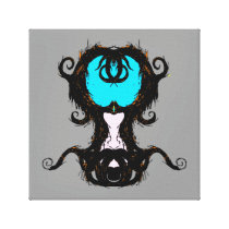 The Will Worker in Blue canvas prints