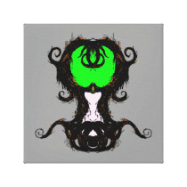 The Will Worker in Green canvas prints