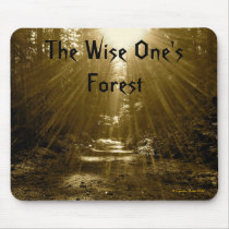 The Wise One's Forest mousepads