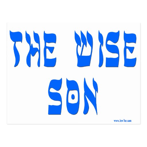 THE WISE SON T GIFTS POST CARD