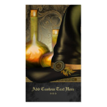 The Witches Hat Social Profile Card Business Cards
