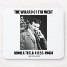 The Wizard Of The West (Nikola Tesla) Mousepad
