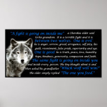 The Wolf You Feed Poster