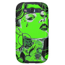 THE WOMAN GREEN GALAXY S3 COVERS