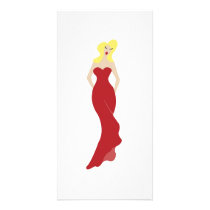 The woman photo card