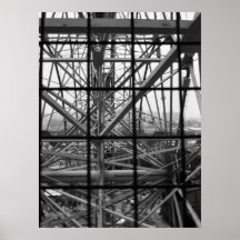 "THE WONDER WHEEL B&W" PRINT