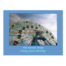The Wonder Wheel (Coney Island, NY) postcard