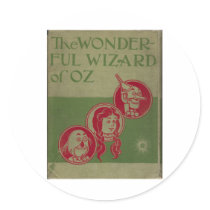 The Wonderful Wizard Of Oz Round Sticker