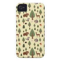 The Woods Scene on Yellow Iphone 4 Cover