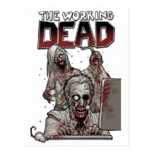 THE WORKING DEAD POSTCARD