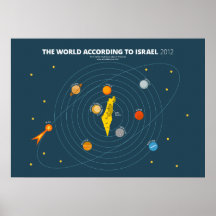 The World According to Israel Poster