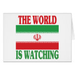 The World Is Watching Iran Cards