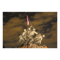 The World War II Iwo Jima Memorial Arlington VA Photo Art
