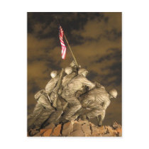 The World War II Iwo Jima Memorial Arlington VA Postcards