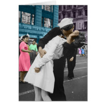 The World War II Kiss Greeting Cards