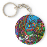 The World Was Flat Keychains
