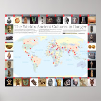 The World's Ancient Cultures in Danger map