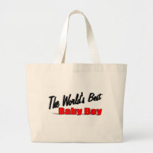 The World's Best Baby Boy Canvas Bag