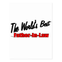 The World's Best Father-In-Law Postcards