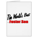 The World's Best Foster Son cards