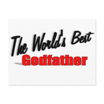 The World's Best Godfather Post Card
