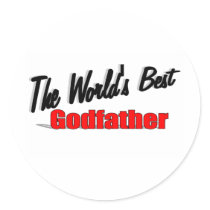 The World's Best Godfather Sticker