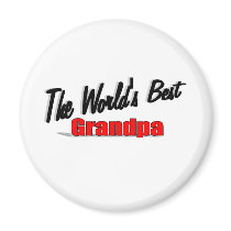 The World's Best Grandpa Refrigerator Magnet