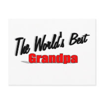 The World's Best Grandpa Postcard