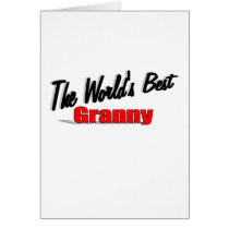 The World's Best Granny Greeting Card