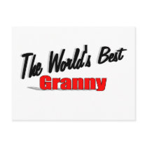 The World's Best Granny Post Card