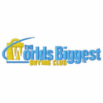 The Worlds Biggest Men's White Embroidered Polo embroidered shirts