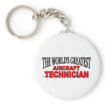 The World's Greatest Aircraft Technician Key Chain