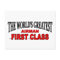 The World's Greatest Airman First Class Post Card