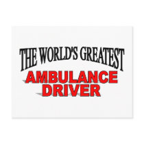 The World's Greatest Ambulance Driver Postcards