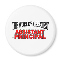 The World's Greatest Assistant Principal Refrigerator Magnets