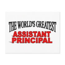 The World's Greatest Assistant Principal Post Card