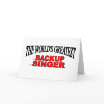 The World's Greatest Backup Singer Card