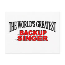 The World's Greatest Backup Singer Post Card
