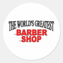 The World's Greatest Barber Shop Stickers