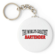 The World's Greatest Bartender Keychain