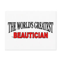 The World's Greatest Beautician Post Card