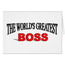 The World's Greatest Boss Card