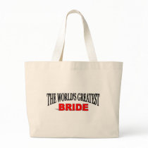 The World's Greatest Bride Tote Bags