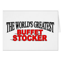 The World's Greatest Buffet Stocker Cards